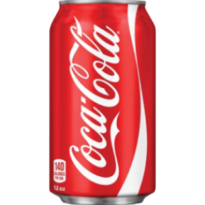 نوشابه قوطی کوکا کولا