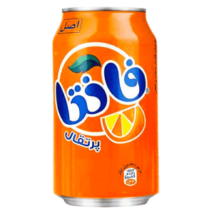 نوشابه قوطی فانتا پرتقالی
